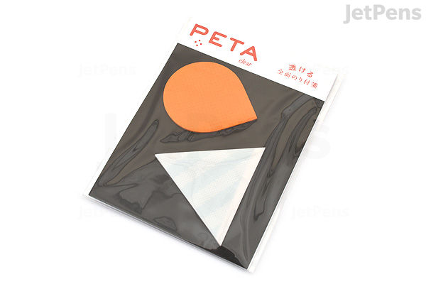 Takeo Peta Clear Sticky Notes - Circle/Triangle | JetPens