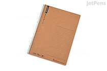 Maruman Spiral Note Basic Notebook - B5 - Ruled - 80 Sheets - MARUMAN N236ES