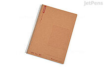 Maruman Spiral Note Basic Notebook - B5 - Graph - 80 Sheets - MARUMAN N246ES