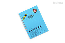 Lihit Lab Aqua Drops Twist Ring Notebook - A5 - Lined - Blue - LIHIT LAB N-1658-8