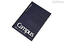 Kokuyo Campus Notebook - Business - A4 - Dotted 7 mm Rule - Navy Cover - 40 Sheets - KOKUYO NO-201AT-DB