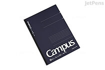 Kokuyo Campus Notebook - Business - Semi B5 - Dotted 6 mm Rule - Navy Cover - 50 Sheets - KOKUYO 5BT-DB