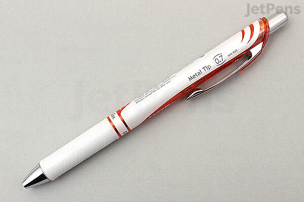 Pentel EnerGel Pearl Gel Pen - Conical - 0.7 mm - Orange | JetPens