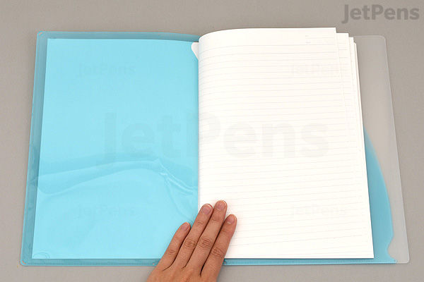 Campus Notebook Open KOKUYO Campus Notebook with File Pocket Cover - Semi B5 - Dotted 7 mm ...