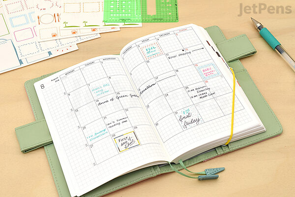 A5/A6 Planner Insert for HOBONICHI Tech Cousin Planner – Bujo & Marks