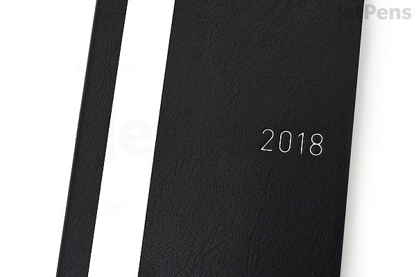 Hobonichi Techo 2025 Weeks – Engelse Editie, Groot & Slank, Januari-start, Met Verticale Weeklay-out (zwart/wit Lijn)