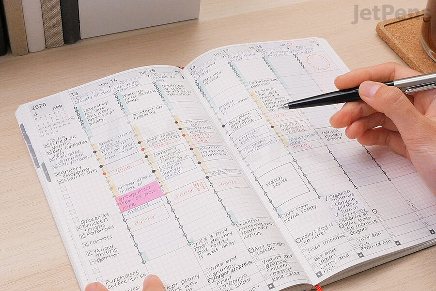 Overplanning makes your planner difficult to read.