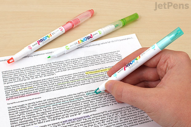 Uni Propus Window Soft Color Double-Sided Highlighters