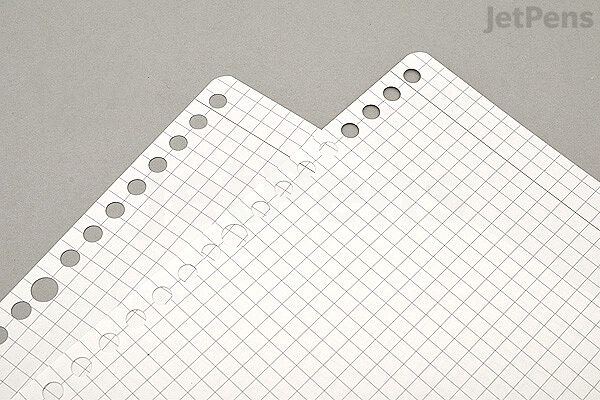 kokuyo campus loose leaf paper sarasara b5 graph 26 holes 50 sheets jetpens