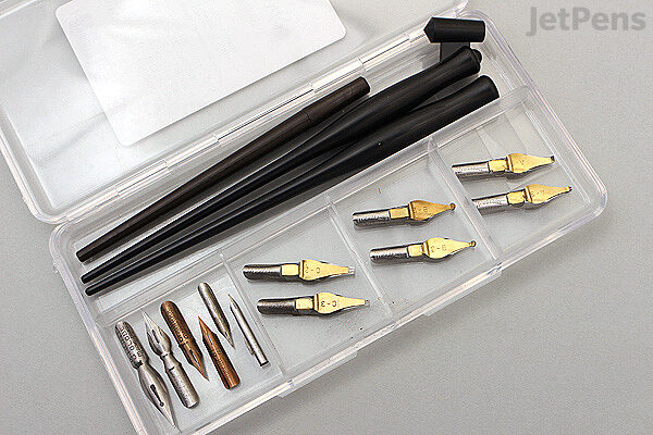 Manga Dip Pen Nib Holder Set comic Drawing Calligraphy Kit 3 Nibs 