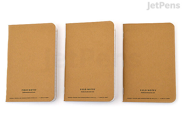 Field Notes: Left-Handed Notebooks, set of 3 – Simpson Leather