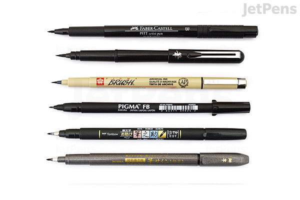 JetPens Waterproof Brush Pen Sampler