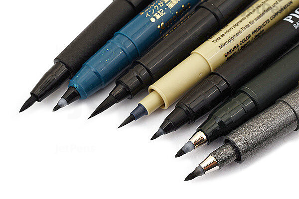 JetPens Waterproof Brush Pen Sampler
