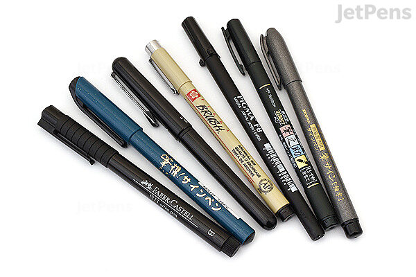 JetPens Waterproof Brush Pen Sampler