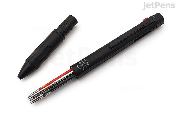 Sakura Ballsign Premium 4 1 4 Color 0 4 Mm Gel Multi Pen 0 5 Mm Pencil Black Jetpens