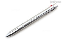 Sakura Ballsign Premium 4*1 4 Color 0.4 mm Gel Multi Pen + 0.5 mm Pencil - Silver - SAKURA GB4M2004#53