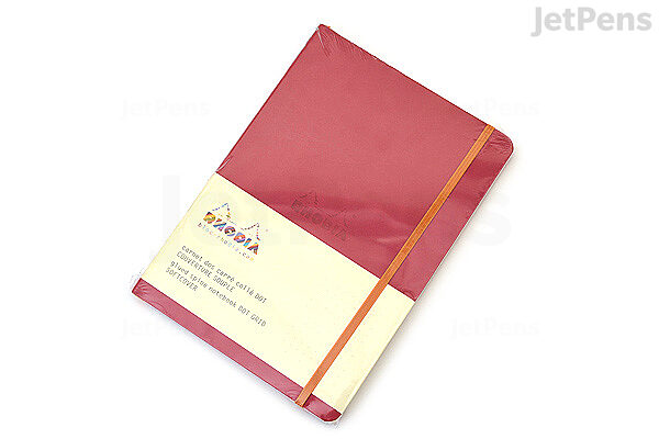 Rhodia softcover notebook A5 elastic closure copper 117477 dotted