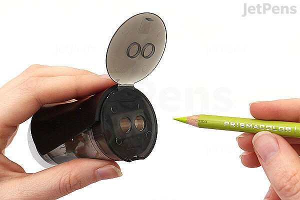 Prismacolor Premier Pencil Sharpener, 2 Hole, 3 x 1-3/4 Inches, Black