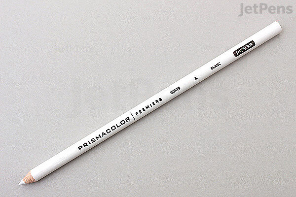  Prismacolor 3365 Premier Colored Pencil White Lead/Barrel  Dozen : Wood Colored Pencils : Office Products