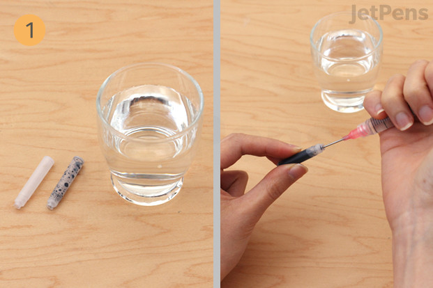 How to Refill an Ink Cartridge Using a Syringe | JetPens