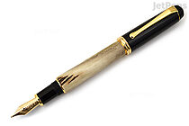 Kuretake Yumeginga Dream Galaxy Antler Fountain Pen - Natural - Medium Nib - KURETAKE DBA140-2