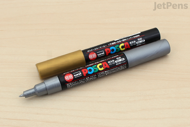 Metallic Paint Pens Acrylic Paint Markers - Sparkle Metallic Markers Art  Glitter