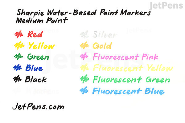 Sharpie Water Based Paint Marker Set, Fine Tip, Assorted Color, Set of 5  71641366718