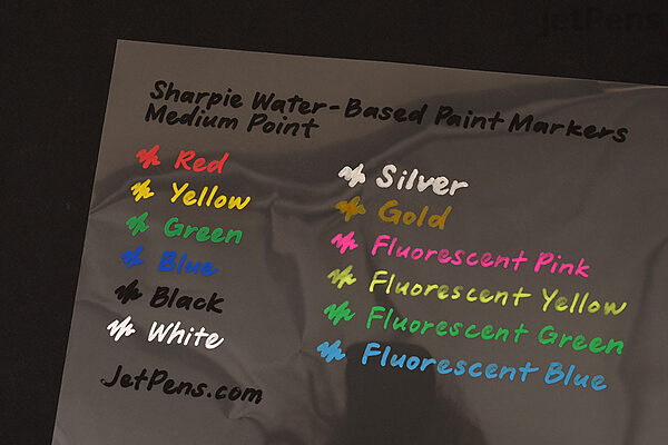 Sharpie Sharpie Calligraphic Chisel Tip Water Based Markers (40150SH)