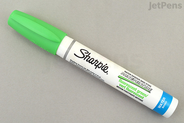 Sharpie Water-Based Paint Marker - Medium Point - Fluorescent Green