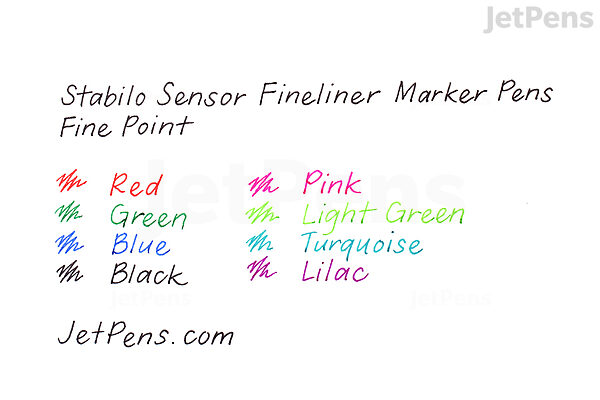 Trolley Minachting team Stabilo Sensor Fineliner Pen - Fine Point - Pink | JetPens