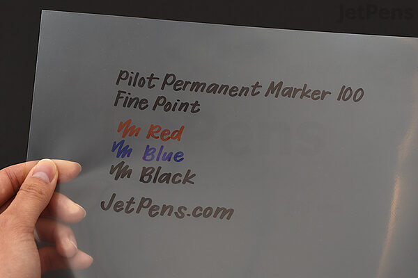 Pilot Permanent Marker 100, Fine Bullet Tip, Black Single Pen, Glass  Marker, Paper Marker, Water Resistant, Xylene & Toluene Free