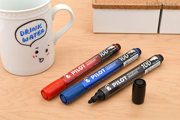 Pilot Permanent Marker 100 Fine Point Blue JetPens