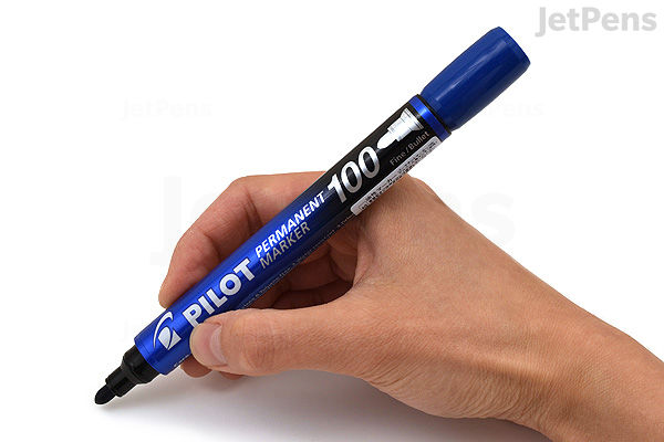 Pilot Permanent Marker 100 Fine Point Blue JetPens