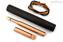YSTUDIO Classic Copper Fountain Pen - Portable - Medium Nib - YSTUDIO STAT-15