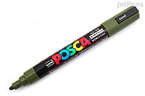 Uni Posca Paint Marker PC-5M - Khaki Green - Medium Point - UNI PC5M.7