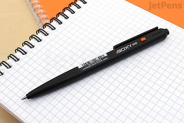Uni Boxy 100 Ballpoint Pen - 0.7 mm - Black - UNI BX100.24