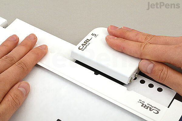 Carl 40-Page Top and Side 2-Hole Punch - Bindertek