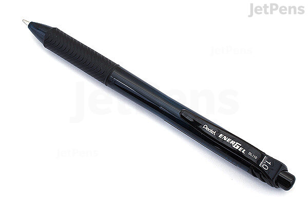 Pentel EnerGel x Retractable Gel Pen - 1.0mm - Black