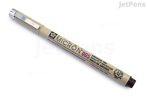 jurk Vakman Parameters Sakura Pigma Micron Pen - Size 005 - 0.2 mm - Sepia | JetPens