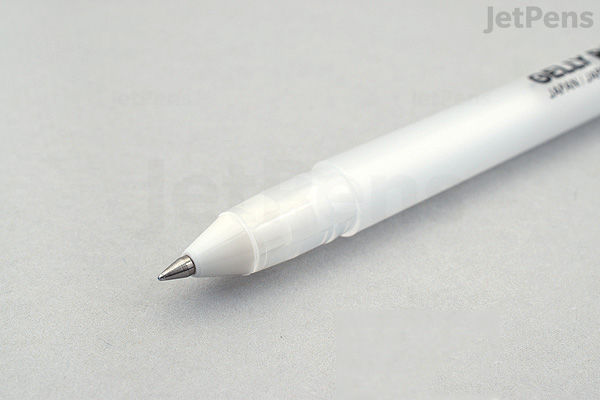 SAKURA Gelly Roll Basic White Gel Pen Set da 3, dimensioni assortite | Penne coprenti per evidenziazione, disegno e artigianato SAKURA Gelly Roll Basic White Gel Pen Set da 3, dimensioni assortite | Penne coprenti per evidenziazione, disegno e artigianato