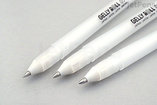 Sakura Gelly Roll White Gel Pens