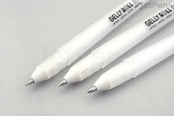 Sakura Gelly Roll Classic Gel Pen Fine/Medium/Bold White