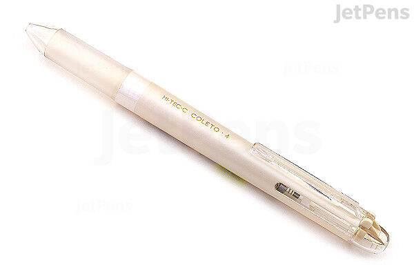 Pilot Hi Tec C Coleto 4 Color Multi Pen Body Component Cream Pearl Jetpens Pilot Hi Tec C Coleto 4 Color Multi Pen Body Component Cream Pearl Jetpens