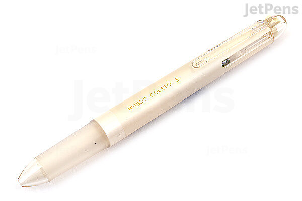 Pilot Hi Tec C Coleto 5 Color Multi Pen Body Component Cream Pearl Jetpens Pilot Hi Tec C Coleto 5 Color Multi Pen Body Component Cream Pearl Jetpens