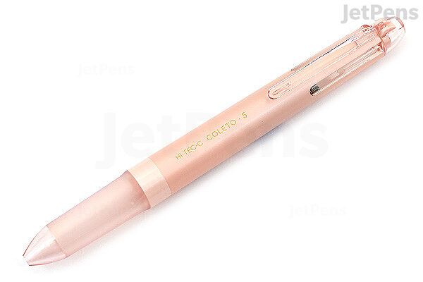 Pilot Hi Tec C Coleto 5 Color Multi Pen Body Component Pink Pearl Jetpens Pilot Hi Tec C Coleto 5 Color Multi Pen Body Component Pink Pearl Jetpens