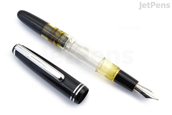 fountain pen revolution guru fountain pen black demonstrator