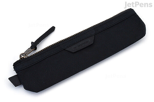 Waxed Canvas Personalized Pencil Case: Custom Small Black Pencil Pouch –  Clark & Taft