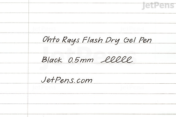 OHTO Rays Flash Dry Gel Ballpoint Pen - White