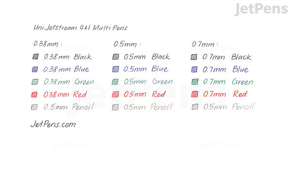 Uni Jetstream 4&1 4 Color 0.5 mm Ballpoint Multi Pen + 0.5 mm Pencil - Purple Body - UNI MSXE510005.11