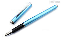 Pilot Cavalier Fountain Pen - Metallic - Light Blue - Fine Nib - PILOT FCAN-3SR-LB-F